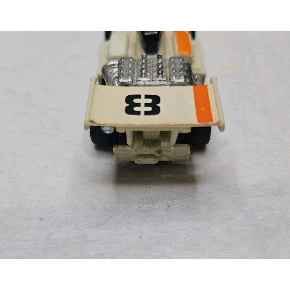 1977 TCR Ideal #8 White Slot Car Vintage